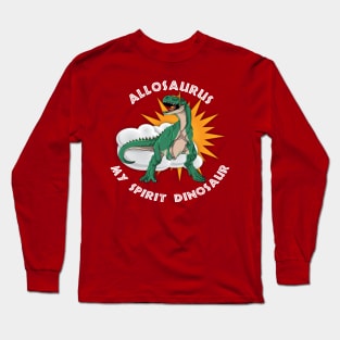 Allosaurus Dinosaur My Spirit Design Long Sleeve T-Shirt